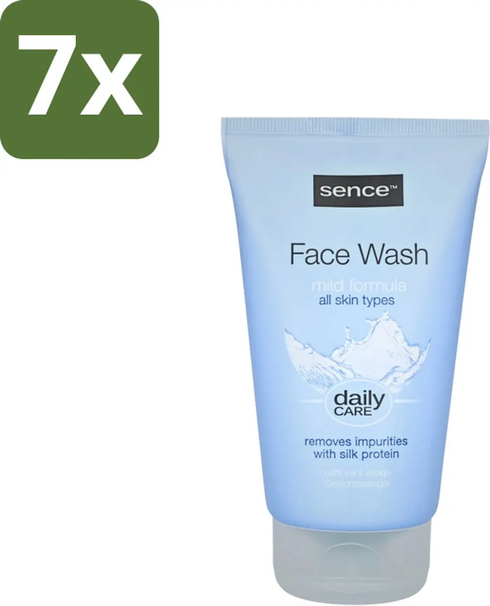 Sence Face Wash Verfrissend 150ml - 7 Stuks