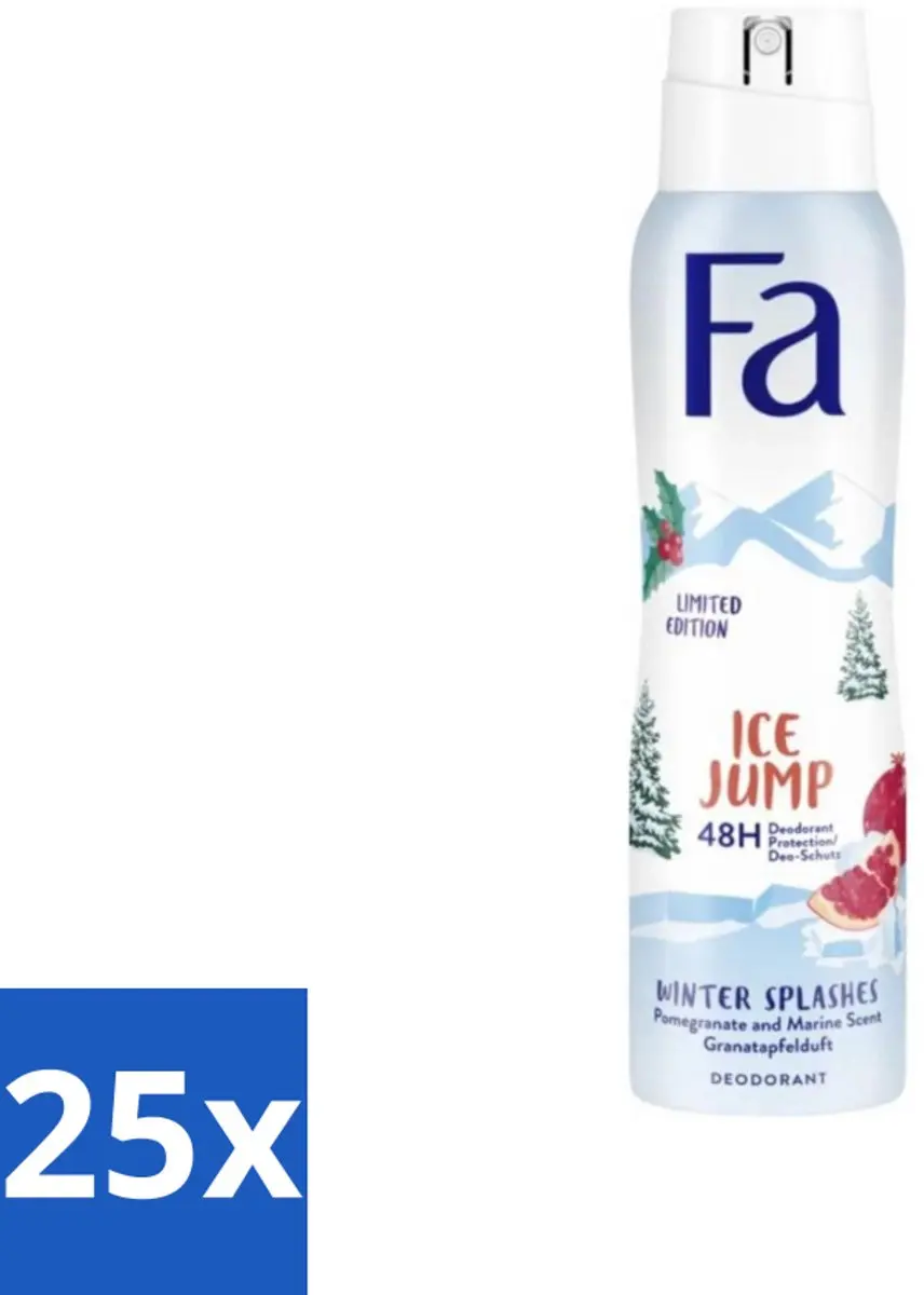 Fa Deodorant Spray Winter Splashes Ice Jump 150ml