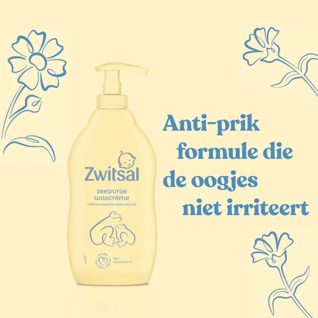 Zwitsal Zeepvrije Wascréme 400ml