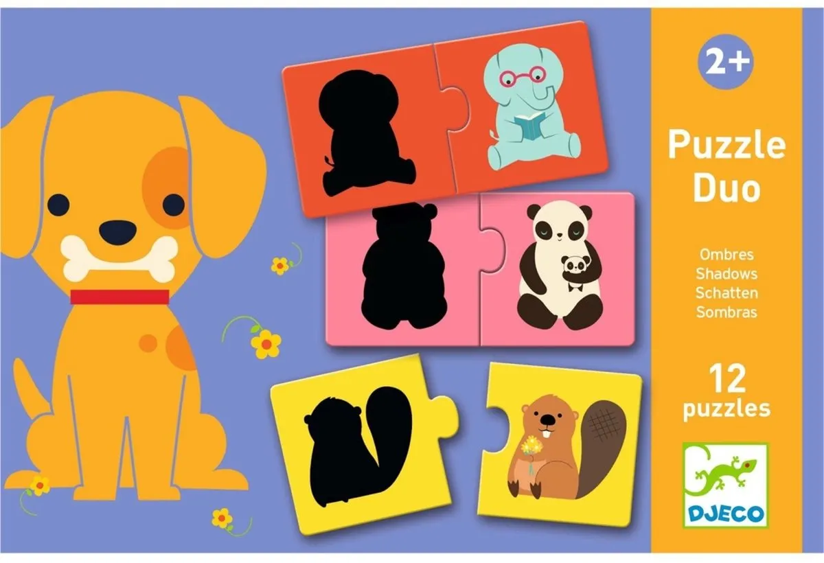 Djeco Puzzel Duo Schaduwen - 1000 Stuks - Meerkleurig