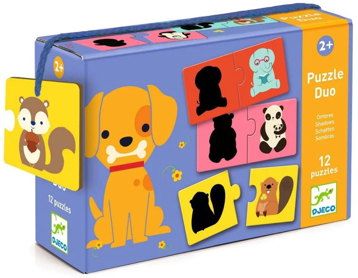 Djeco Puzzel Duo Schaduwen