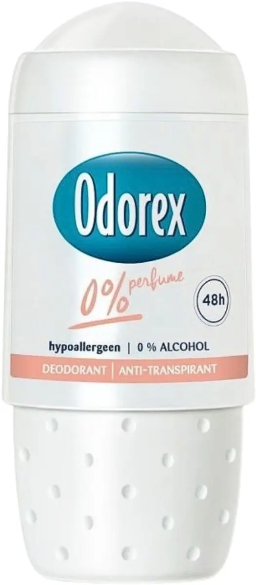 Odorex Deodorant Roller 0% Hypoallergeen - 250ml (5x50ml)