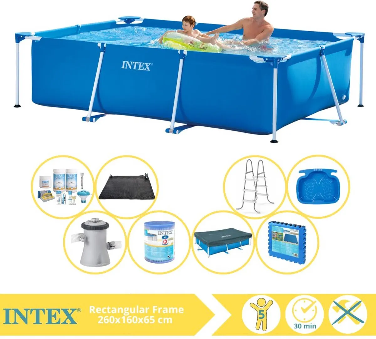 Intex 28271NP Opzetzwembad 260x160x65cm