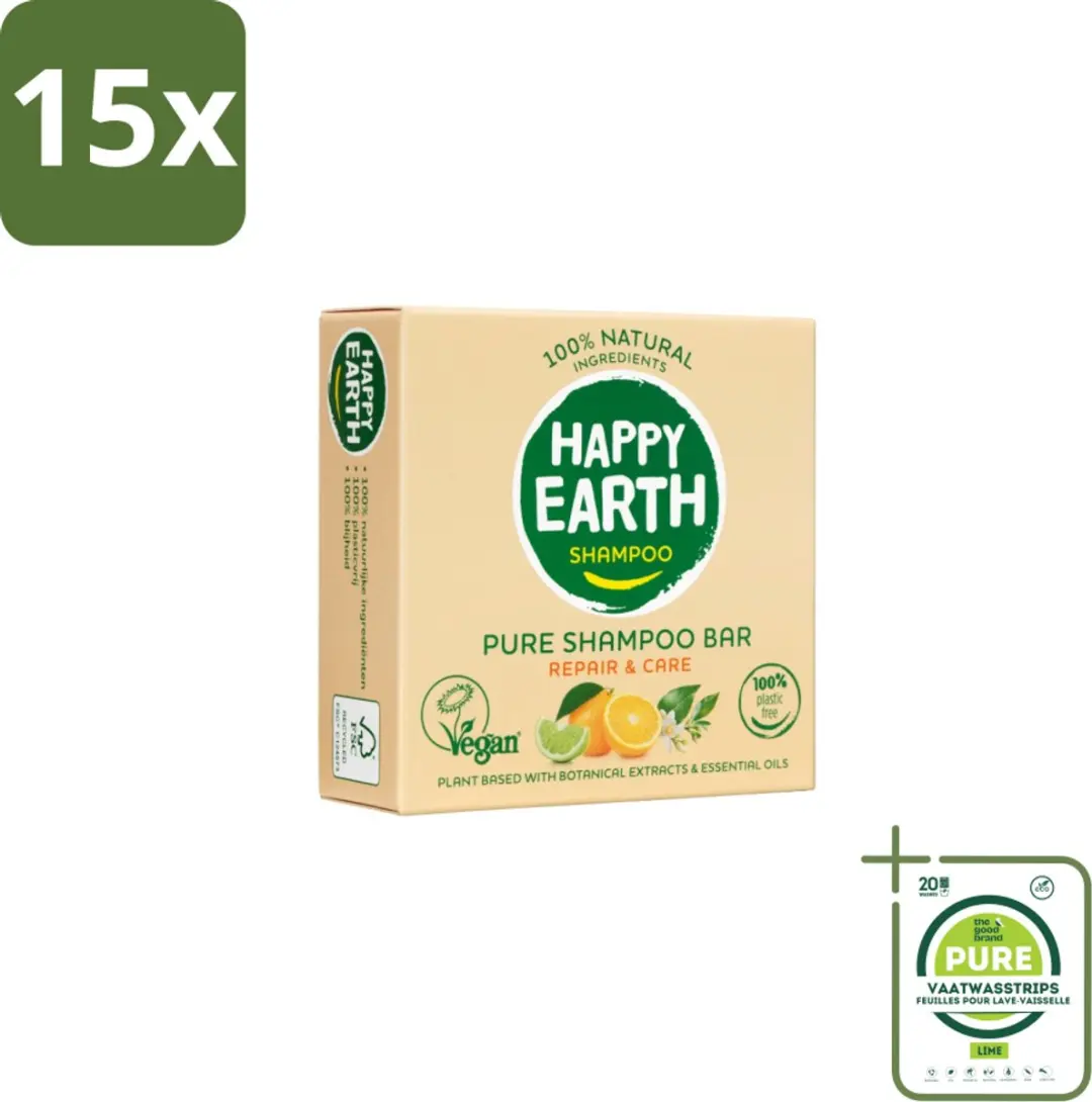 Happy Earth Shampoo Bar Repair & Care 70g