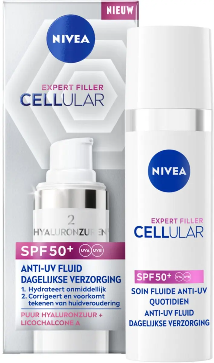 NIVEA Cellular Expert Filler SPF50+ Serum 30ml - 3 Stuks