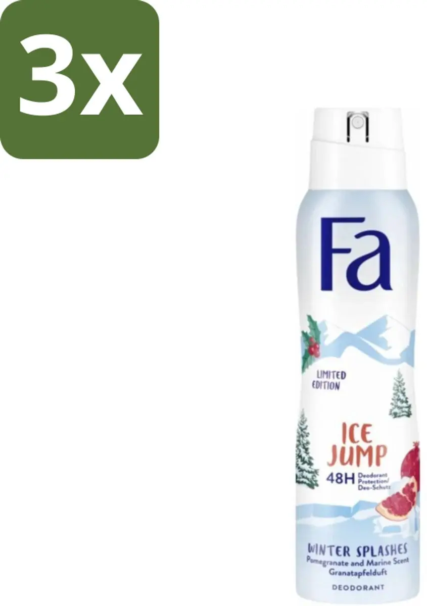 Fa Deodorant Spray Winter Splashes Ice Jump