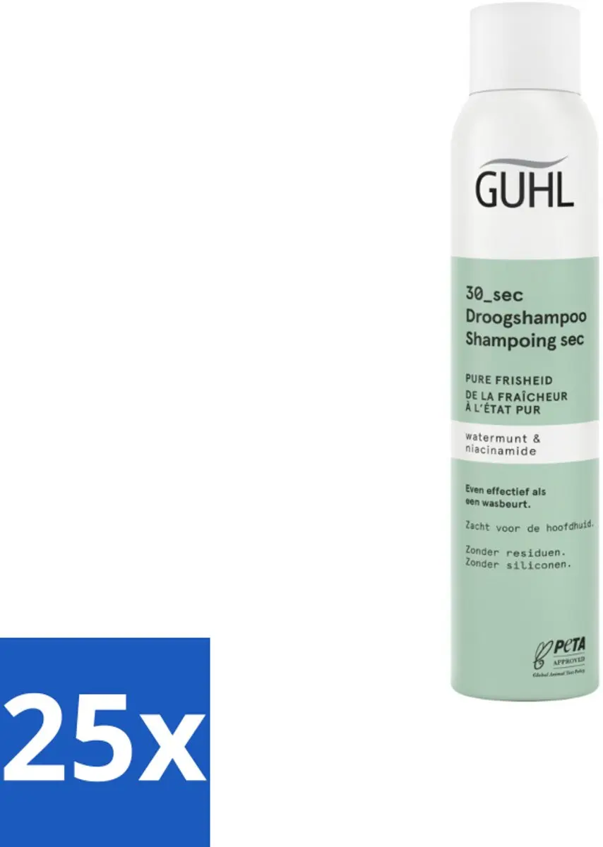 Guhl Droogshampoo Pure Frisheid 30 sec
