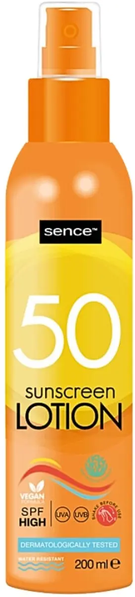 Sence SPF 50+ Zonnebrandlotion 400ml - 2 Stuks
