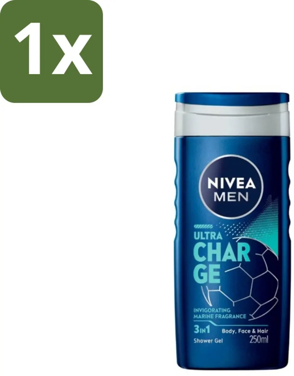 NIVEA Men Ultra Charge Douchegel 250ml