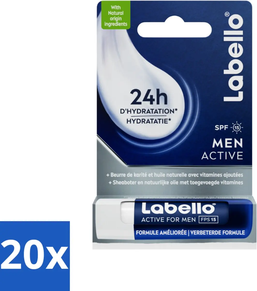 Labello Active For Men Lippenbalsem SPF 15