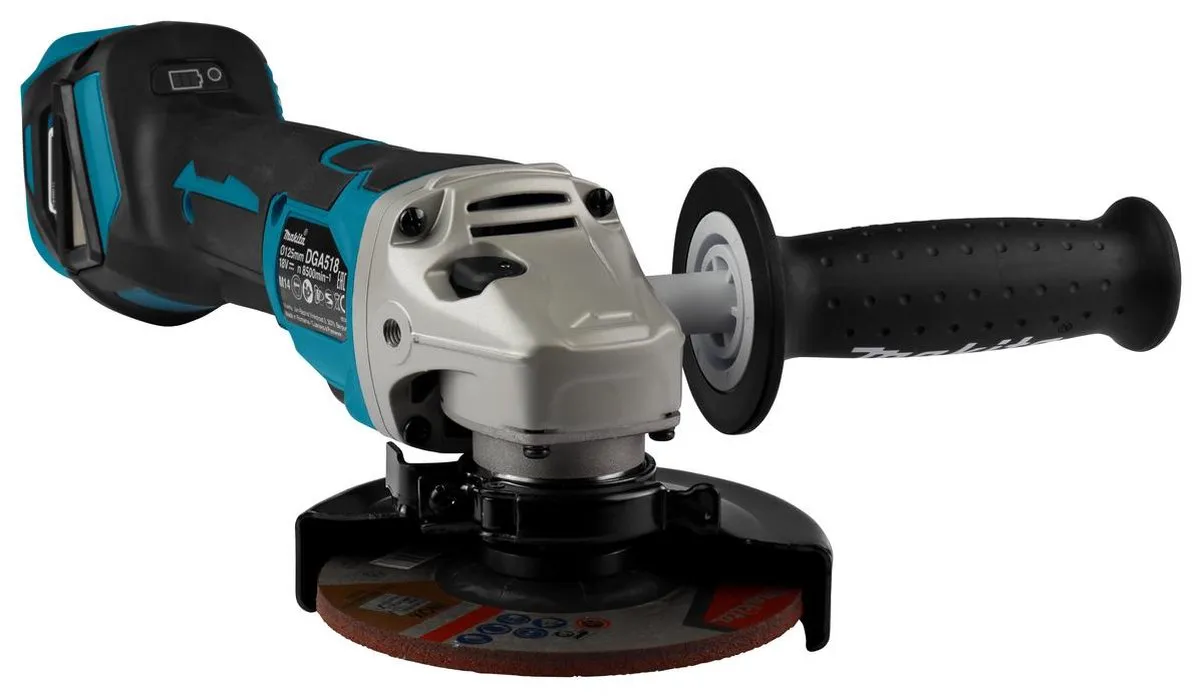 Makita DGA518ZJU Haakse Slijper 125mm - 18V