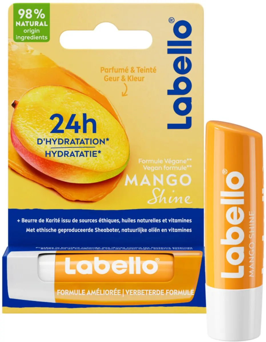 Labello Mango Shine Lippenbalsem - 15 Stuks