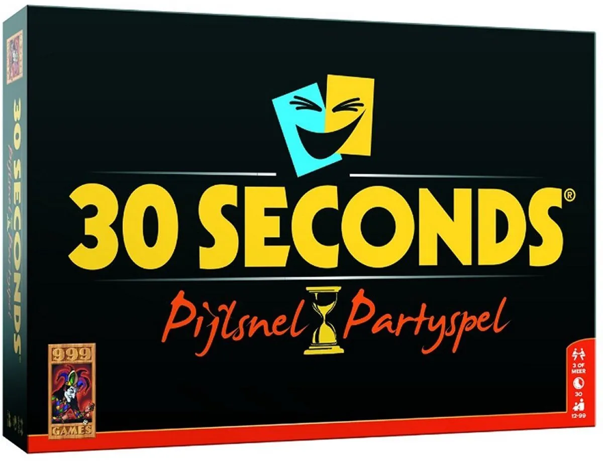 999 Games 30 Seconds Partyspel - 24 Spelers - Nederlandstalig