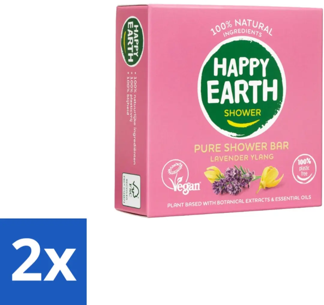 Happy Earth Shower Bar Lavender Ylang