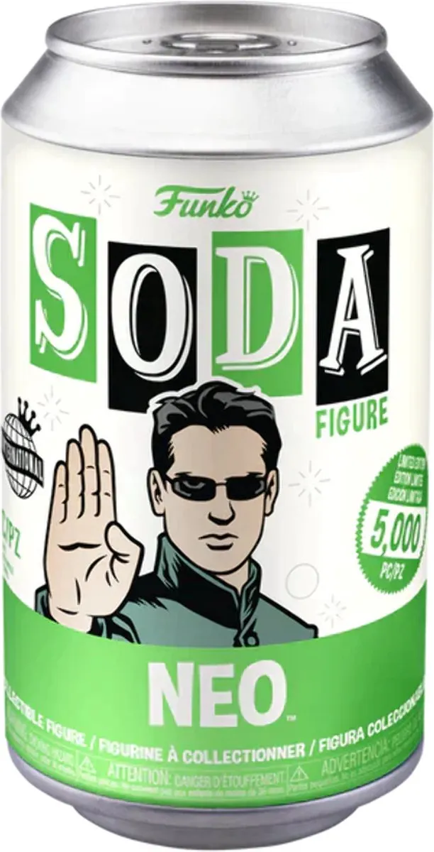 Funko The Matrix NEO Vinyl Soda Figure - Limited Edition 5000 Stuks