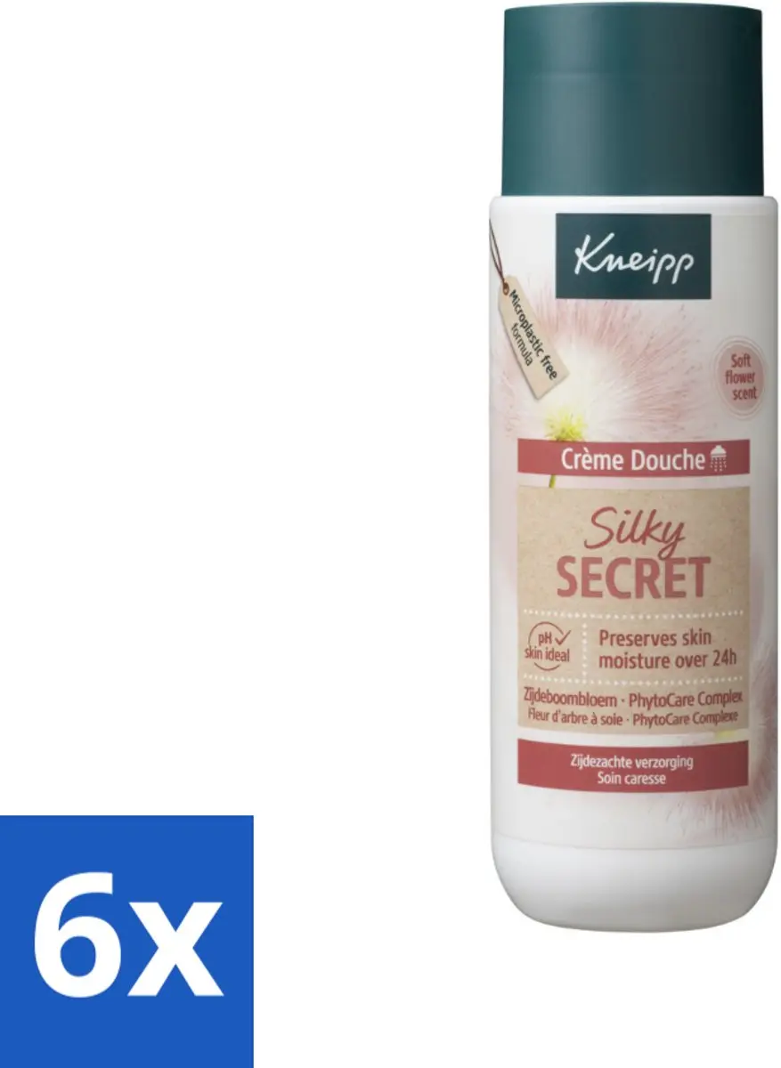 Kneipp Silky Secret Douchecrème 200ml - 6 Stuks