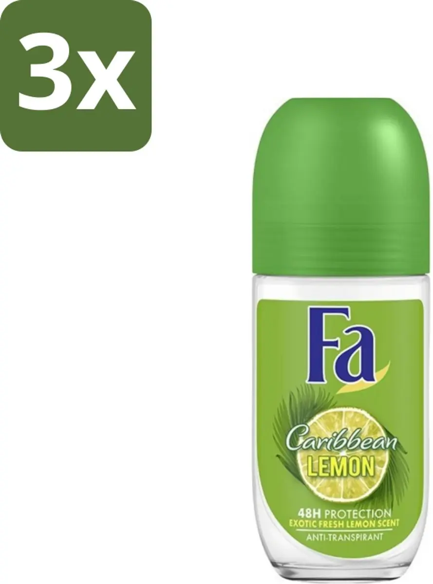Fa Deodorant Roller Caribbean Lemon