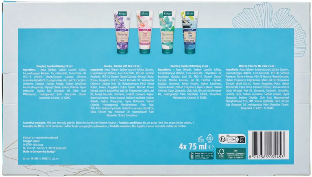 Kneipp Shower Favourites Luxe Geschenkset - 20 Stuks