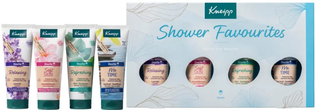 Kneipp Shower Favourites Luxe Geschenkset - 20 Stuks