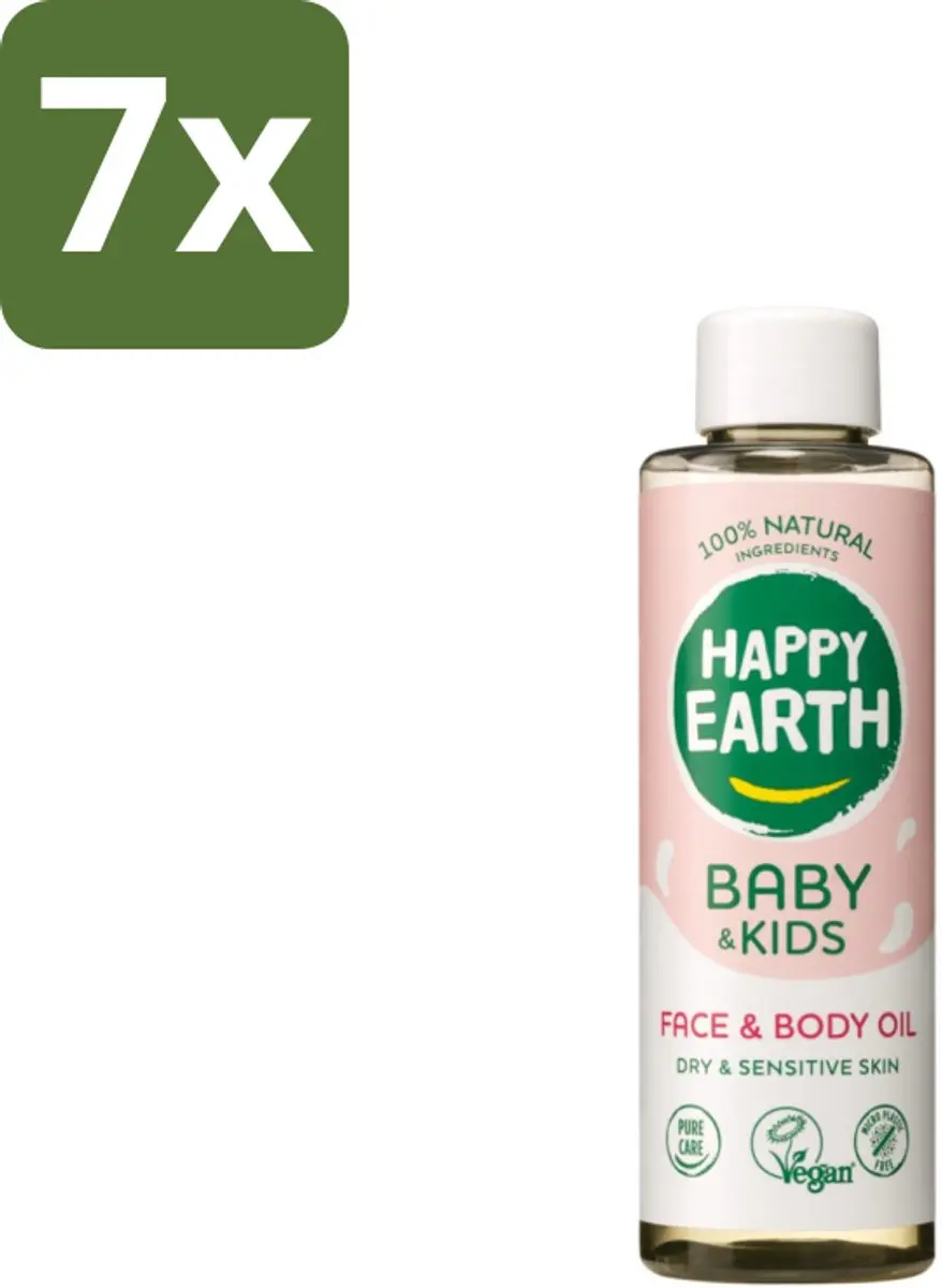Happy Earth Baby & Kids Gezichts- en Lichaamsolie 150ml