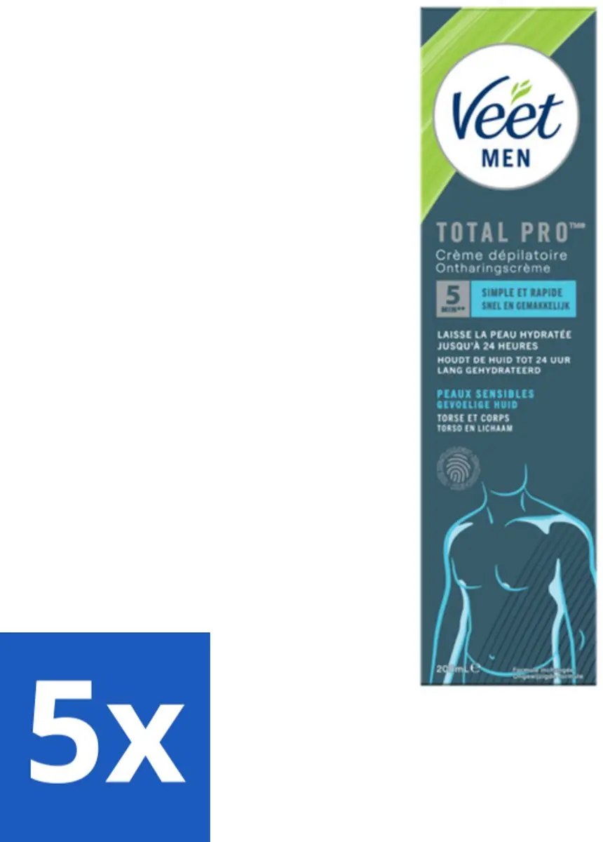 Veet Men Ontharingscrème Gevoelige Huid 200ml