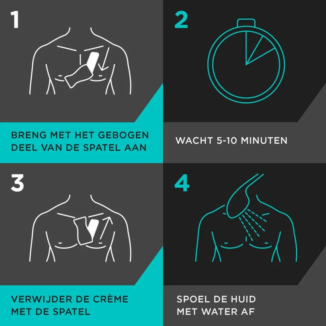 Veet Men Ontharingscrème Gevoelige Huid 200ml - 5 Stuks