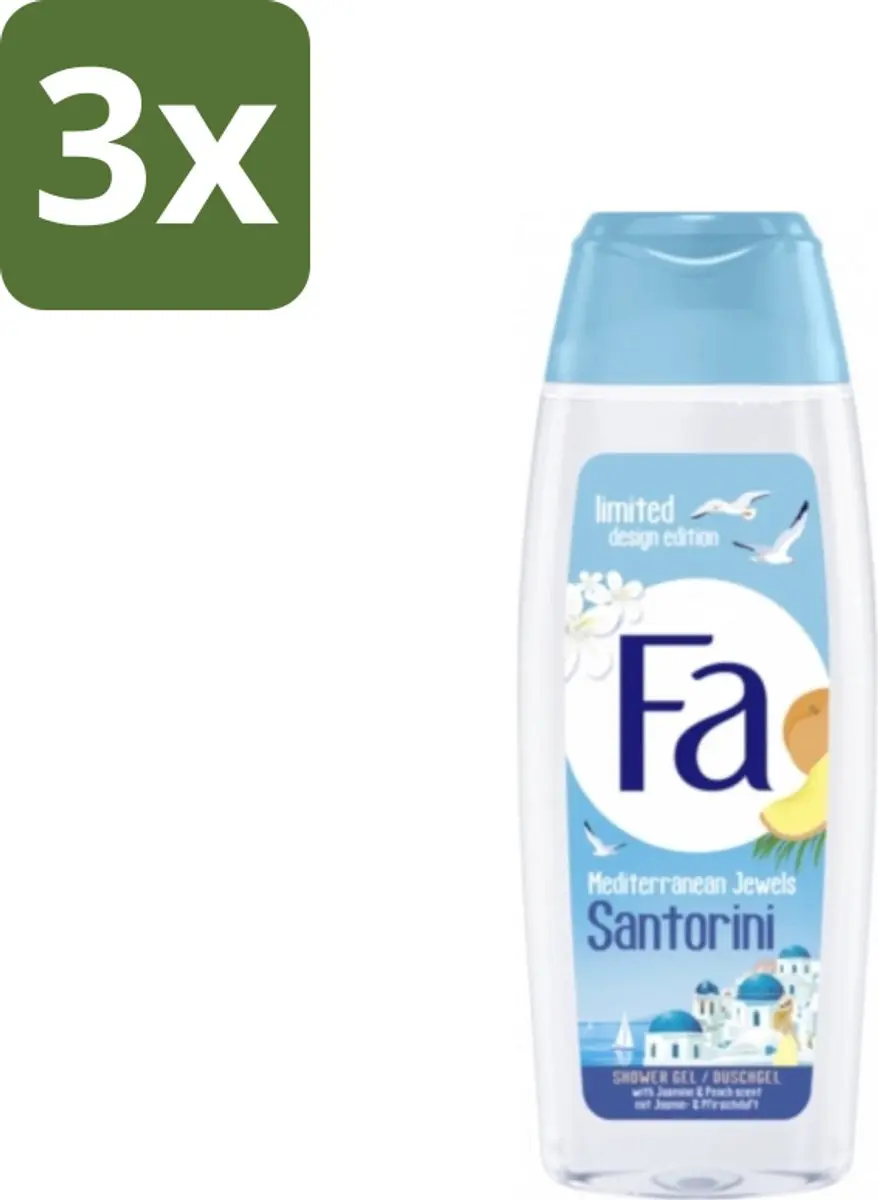 Fa Mediterranean Jewels Santorini Douchegel 250ml