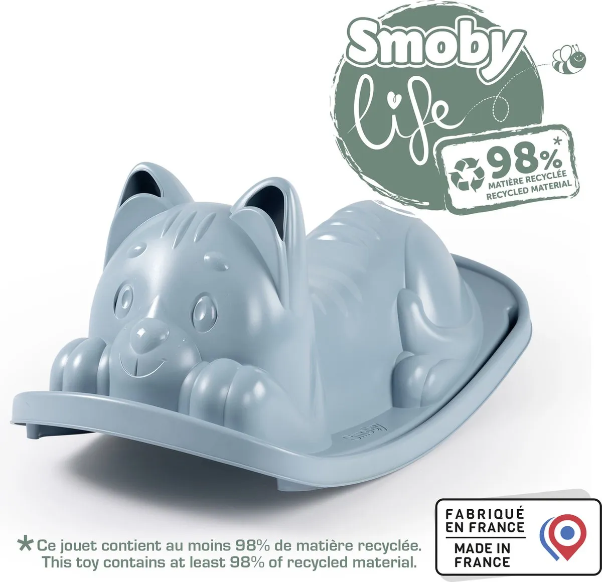 Smoby Life Kattenwip Blauw