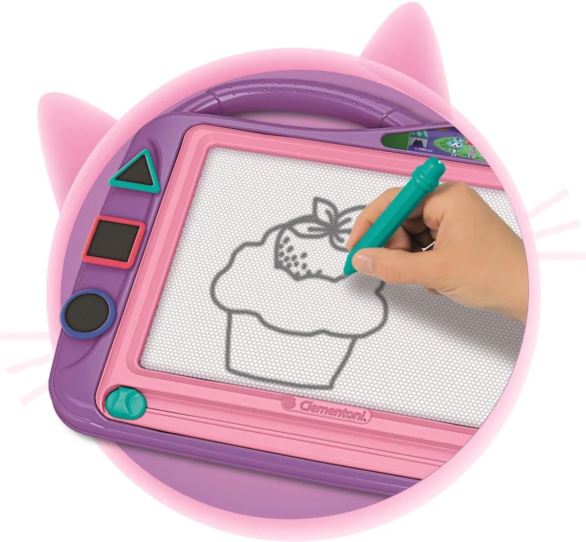 Clementoni Gabby’s Poppenhuis Magnetisch Tekenbord - Multicolor