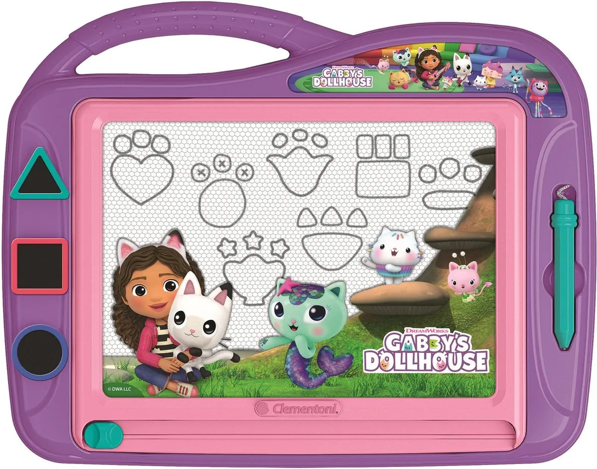 Clementoni Gabby’s Poppenhuis Magnetisch Tekenbord - Multicolor