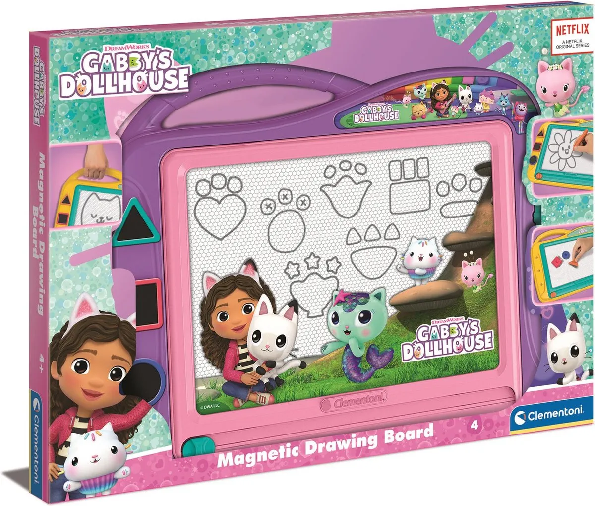 Clementoni Gabby’s Poppenhuis Magnetisch Tekenbord