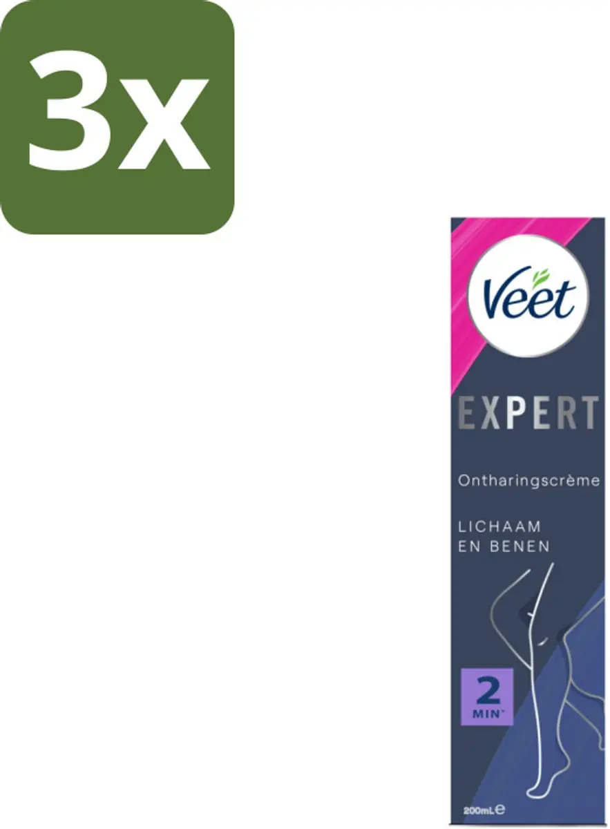 Veet Expert Ontharingscrème Benen 200ml