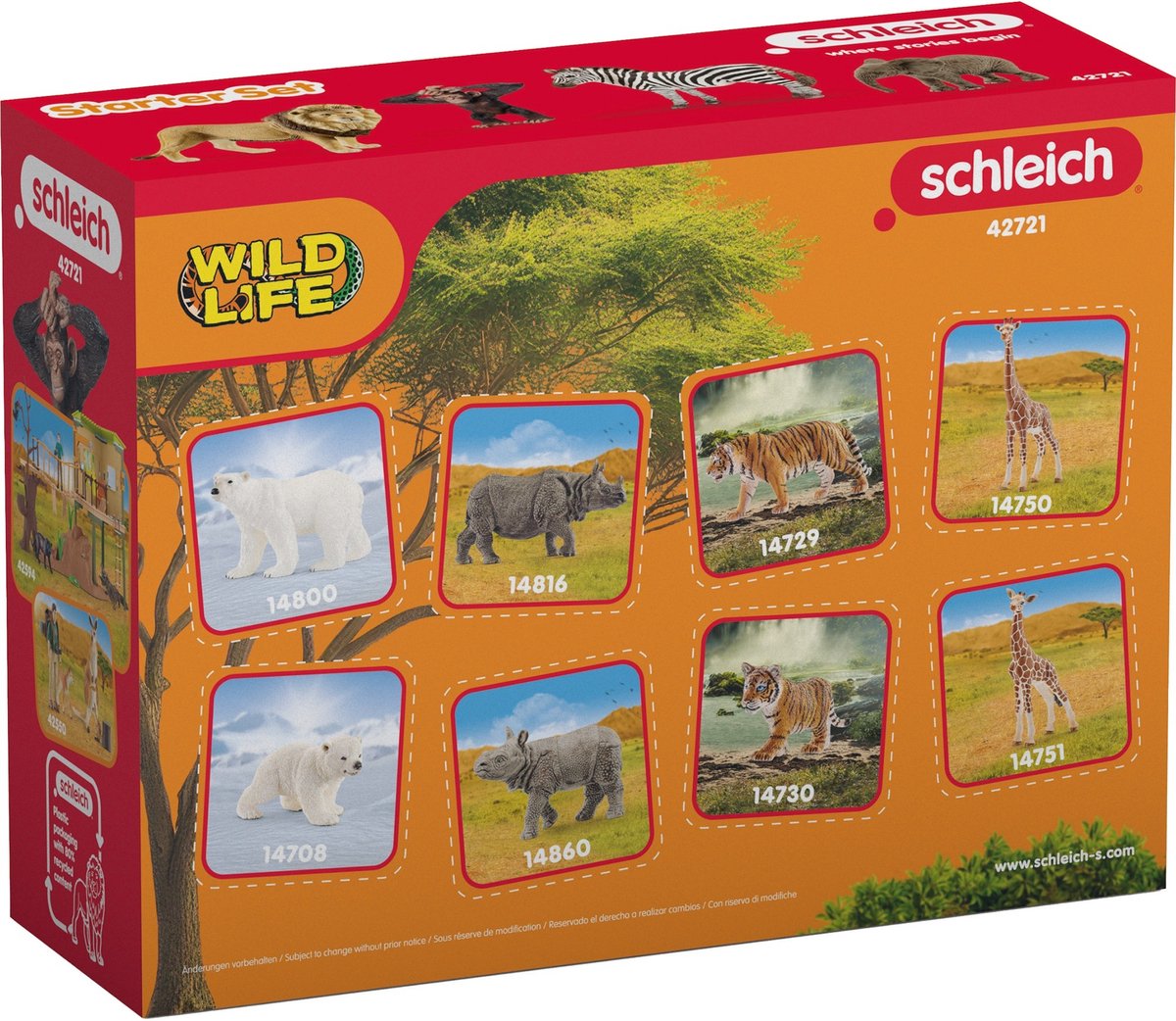 Schleich Wild Life Afrika starterset speelgoedfiguren dieren.