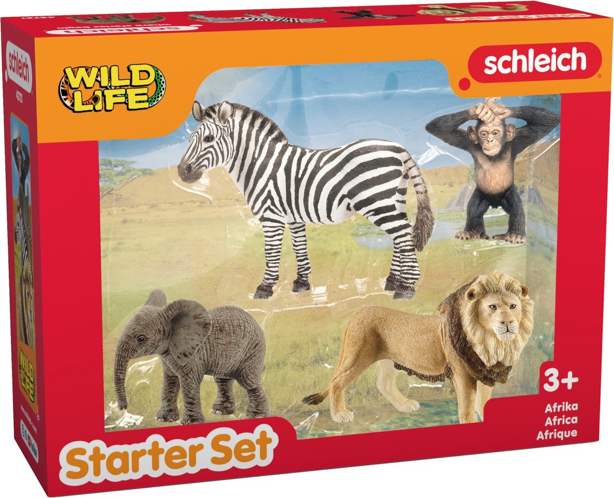 Schleich Wild Life Afrika starterset speelgoedfiguren dieren.