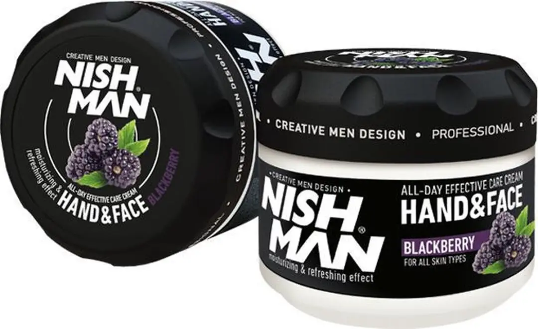 Nishman Hand & Face Cream Blackberry Heren 300ml