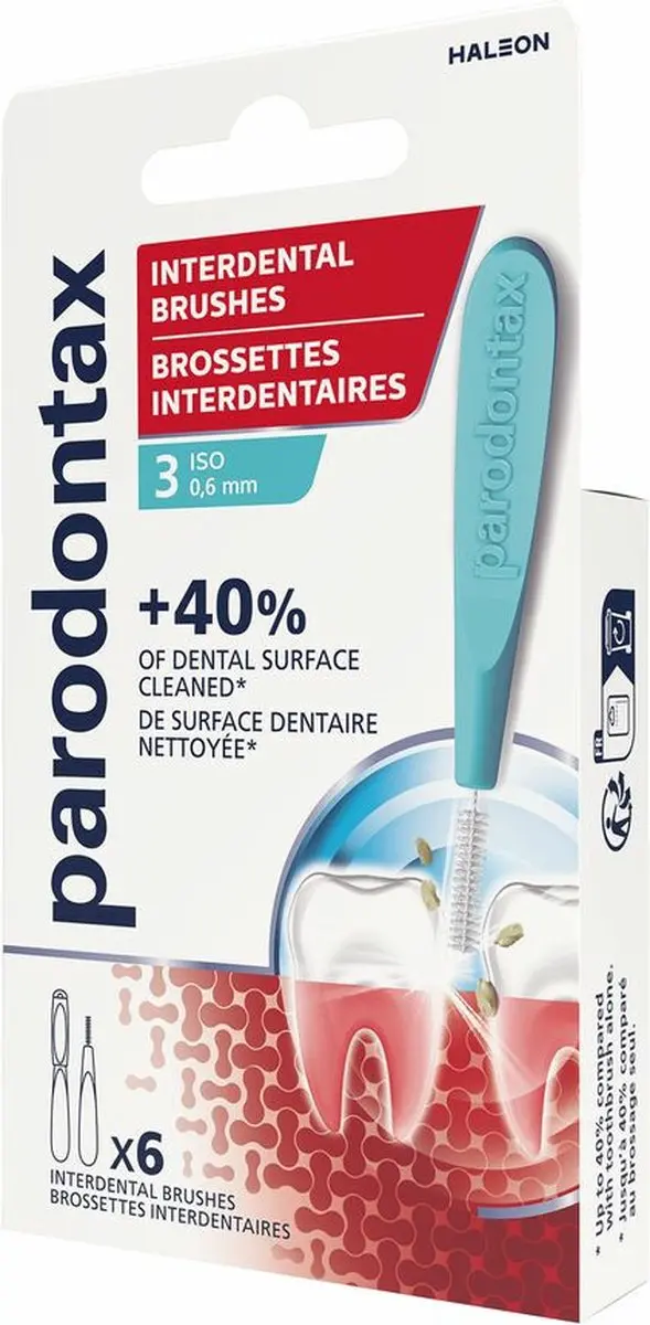 Parodontax Interdentale Ragers 0,6mm ISO 3 - 36 Stuks