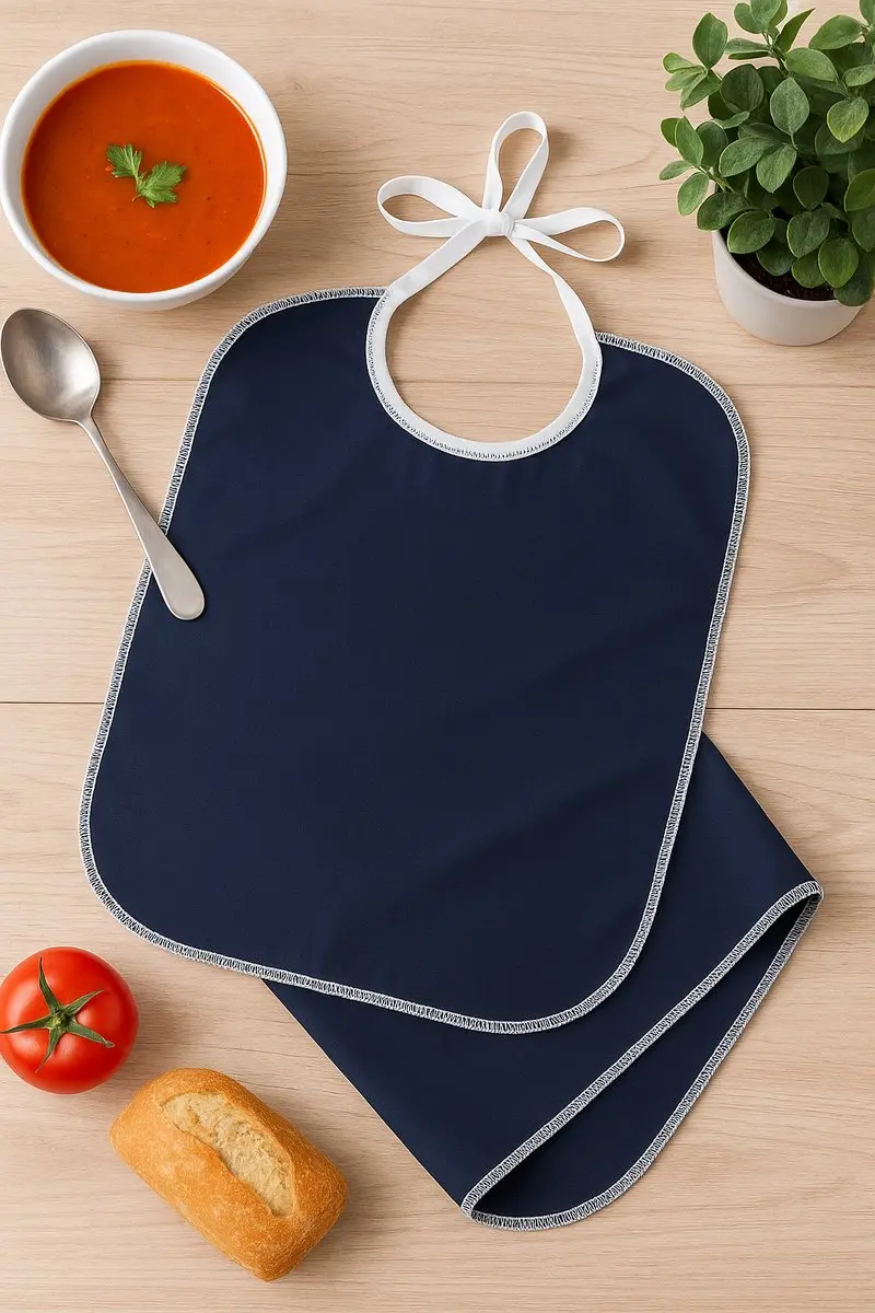 Vitility Slabber Brandvertragend Doek - Blauw/Wit