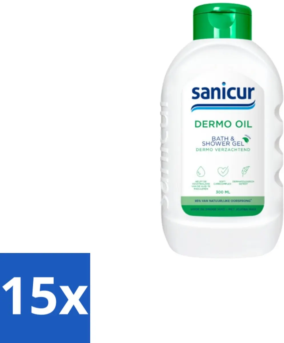 Sanicur Bath & Showergel Dermo-Oil 300ml