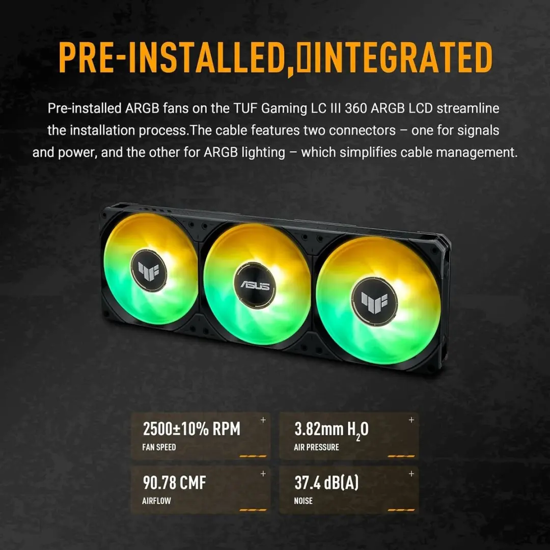 ASUS TUF Gaming LC III 360 ARGB LCD Koeler - 90RC01A1-B0EAY0