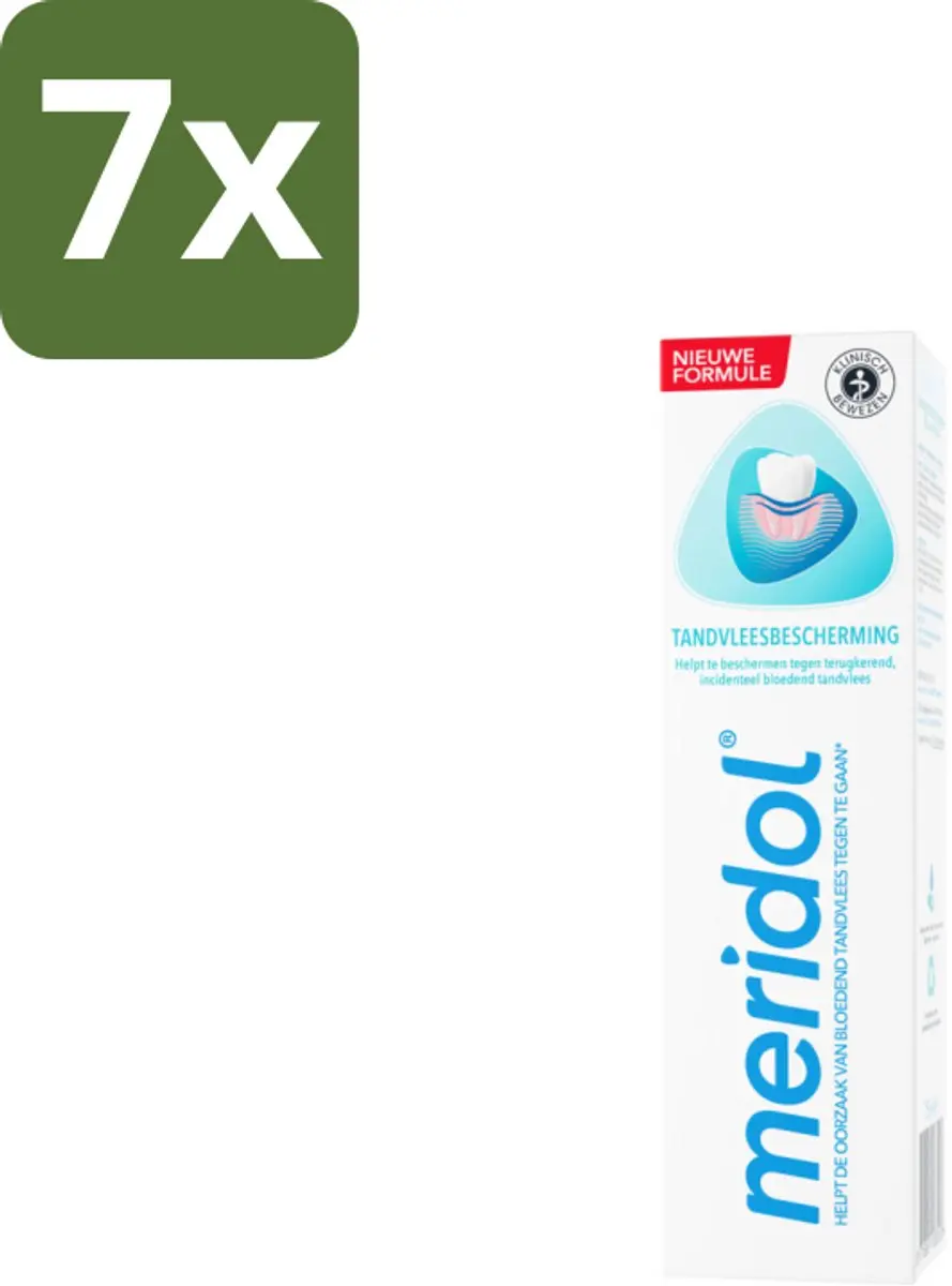 Meridol Tandpasta Tandvleesbescherming 75ml - 7 Stuks