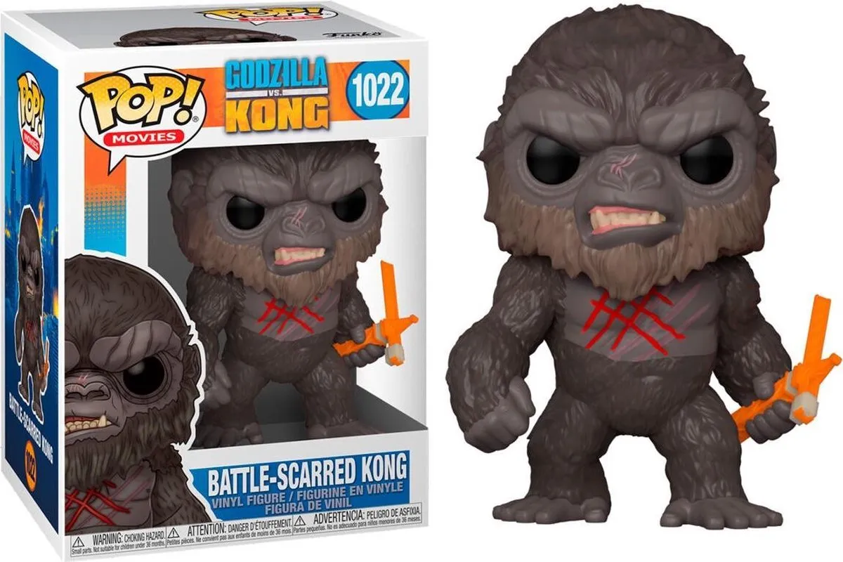 Funko Godzilla Vs Kong POP! Battle Worn Kong 50954