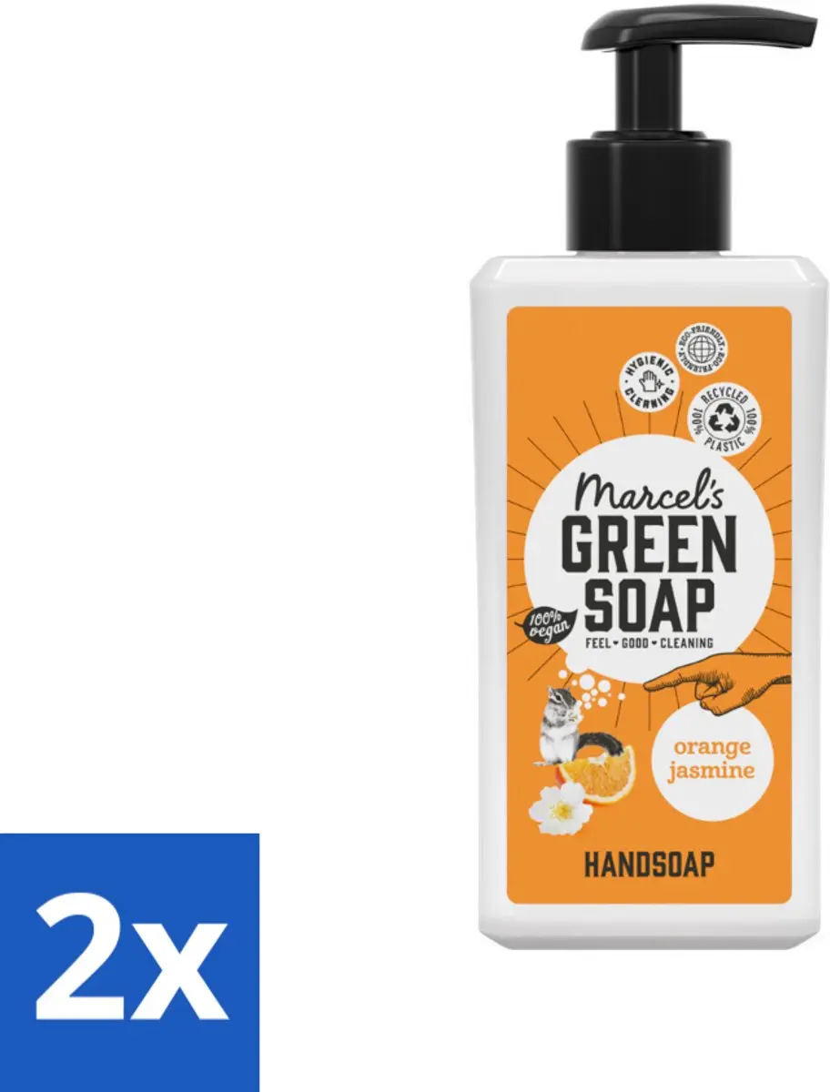 Marcel's Green Soap Handzeep Sinaasappel & Jasmijn 250ml