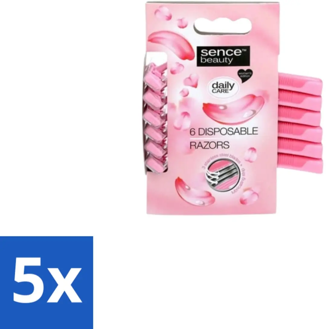 Sence Wegwerpscheermes Comfort Grip 6 Bladen