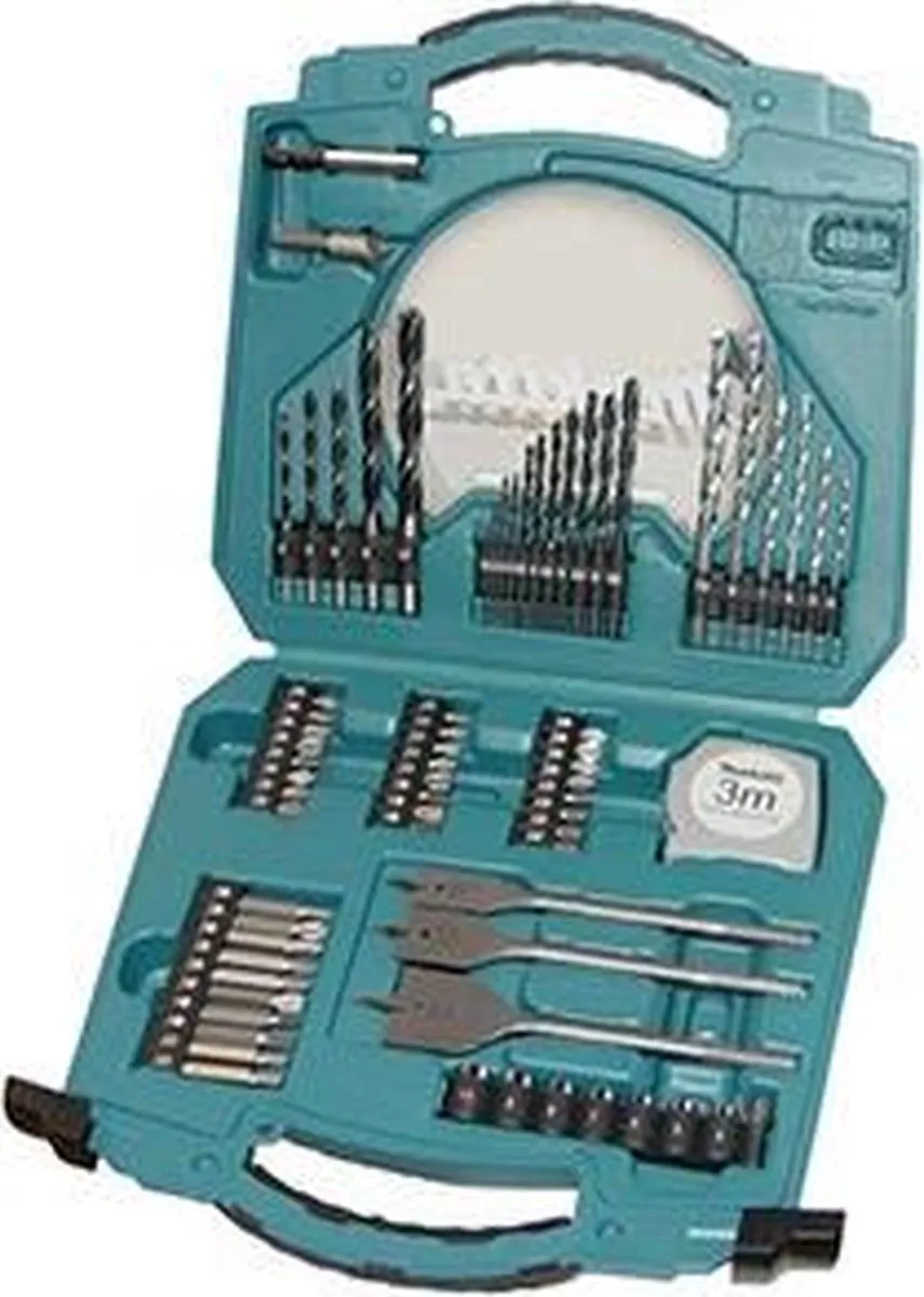 Makita D-47145 Houtboor- en bitset - 71-delig