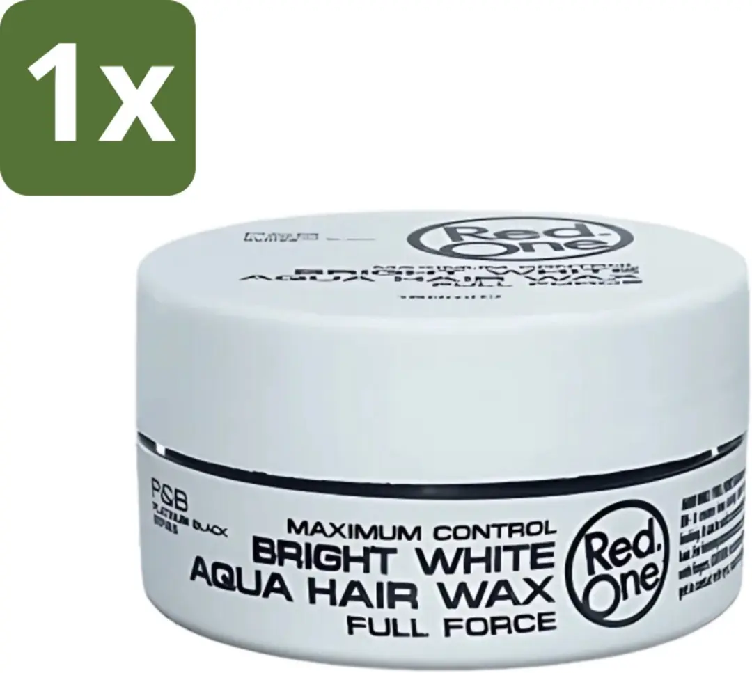 Red One Haarwax Bright White 150ml