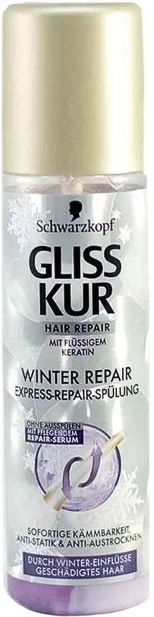 Gliss Kur Anti-Klit Spray Winter Repair 200ml - 3 Stuks