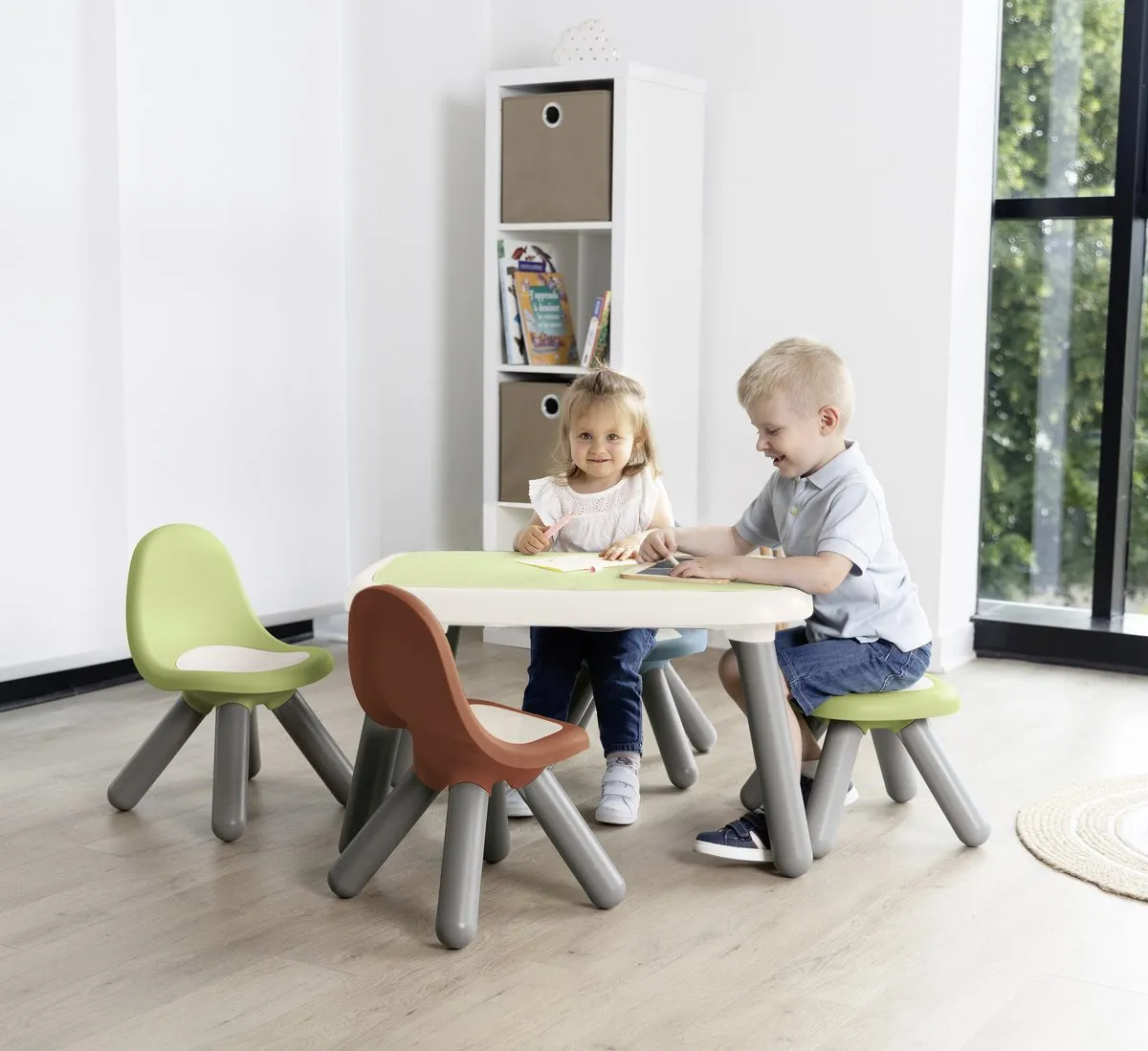 Smoby Kid Table - Groen - 4 Personen