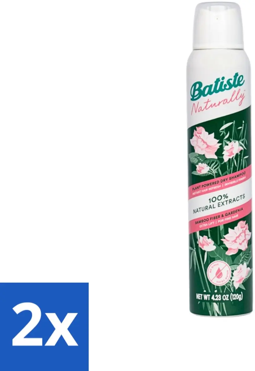 Batiste Naturally Bamboo & Gardenia Droogshampoo 400ml