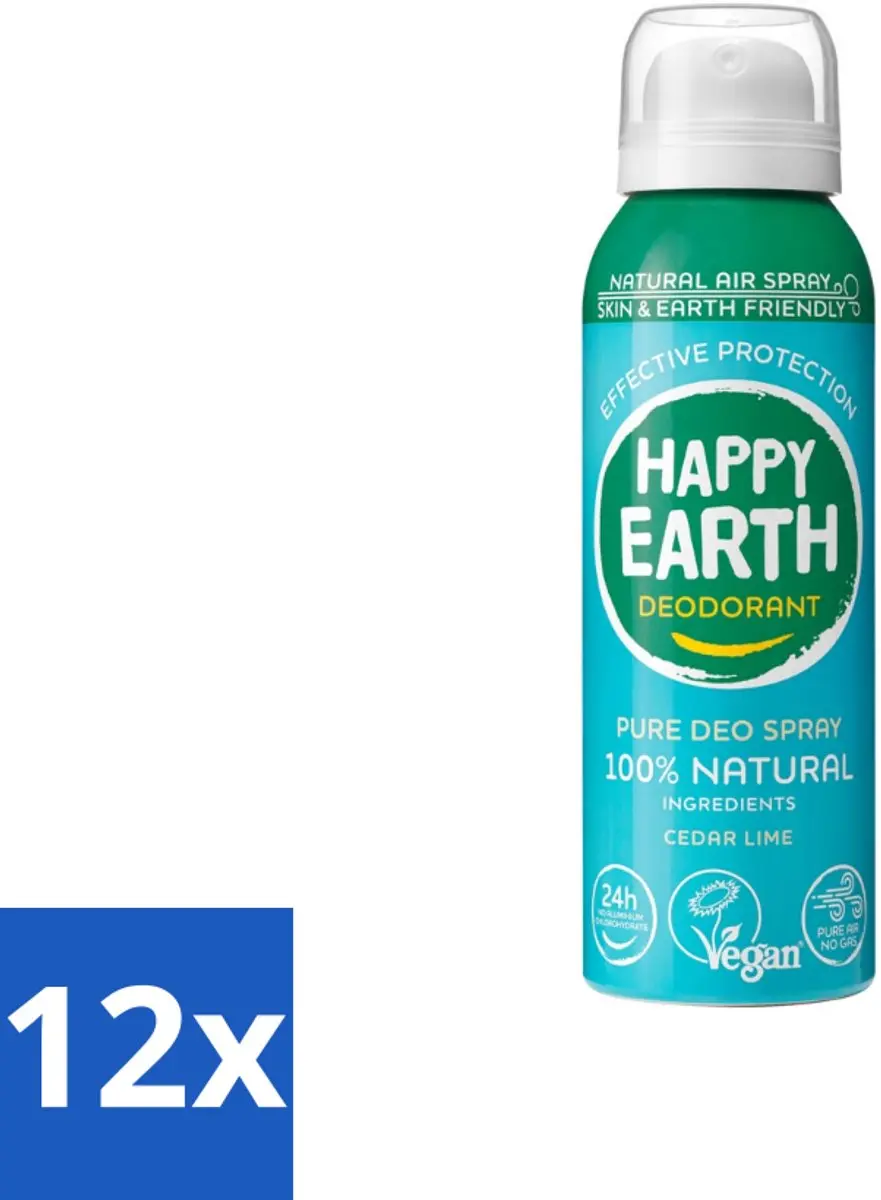 Happy Earth Natural Air Spray Deodorant 100ml