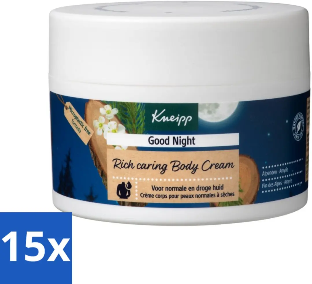Kneipp Good Night Bodycrème Alpenden & Amyris 3000ml